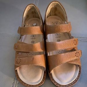 HOO POE ORTHO-Line genuine leather sandals